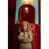 Quapi - Sweater - Kaki - 100% Katoen - Ronde Hals - Lange Mouwen