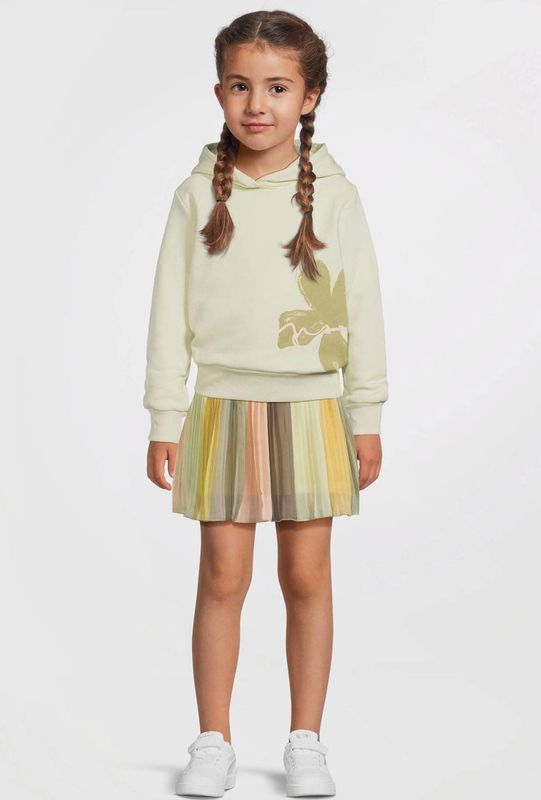 Quapi - HELEN - Hoodie - Ecru - Regular Pasvorm - Lange Mouwen