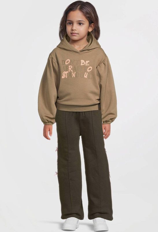 Quapi - Sweater - Regular Pasvorm - Met Capuchon - Lange Ballonmouwen