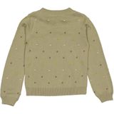 Quapi - HESTER - Gebreide Trui - Kaki - 100% Katoen