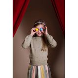 Quapi - HESTER - Gebreide Trui - Kaki - 100% Katoen