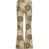 Quapi HOLT - Flared Broek - Groen-Roze - Voor Meisjes