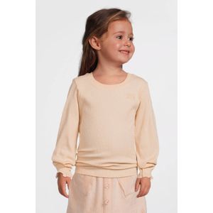Quapi Mini - Longsleeve - Lichtroze - Rib Gebreid