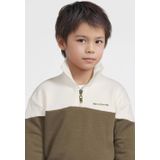 Quapi - Sweater - Groen - Regular Fit - Lange Mouwen