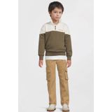 Quapi - Sweater - Groen - Regular Fit - Lange Mouwen