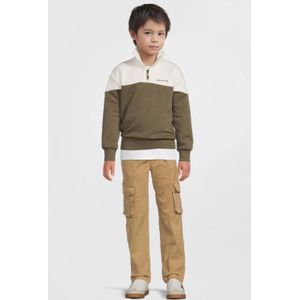 Quapi - Sweater - Groen - Regular Fit - Lange Mouwen