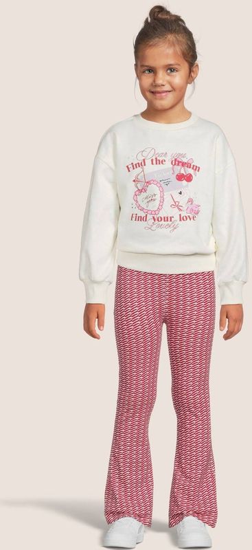 Quapi - HARVE - Sweater - Ecru - Regular Pasvorm - Lange Mouwen