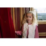 Quapi - HELEEN - Gilet - Ecru - Mouwloos - Teddy