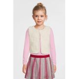 Quapi - HELEEN - Gilet - Ecru - Mouwloos - Teddy