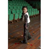 Quapi - HIEKE - Casual Broek - Zwart - Regular Pasvorm