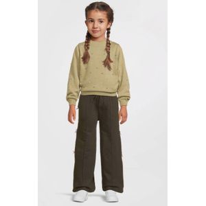 Quapi - HIEKE - Casual Broek - Zwart - Regular Pasvorm