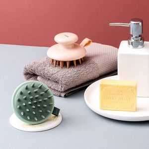 Narimano® Shampoo Borstel - Stimulator Hoofdhuid Verkwikkende Hoofdhuid Borstel Massage - Kam Siliconen Body Scrubber Mannen Curling - Shampoo Massage Kammen Hoofdhuid