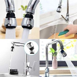 Narimano® Kraan Spray Head Adapter, 360 ° Draaibare Kraan Beluchter Filter, Verstelbare Kraan Beluchter voor Keuken en Badkamer - Kraankop