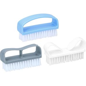 Narimano® nagelborstels set, mini-nagelborstelset, nagel handschrobborstel reinigingsborstel, vingernagelborstels