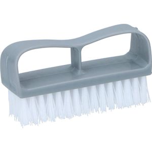 Narimano® Set van 3 nagelborstels, handwasborstel, met handvat van kunststof en nylon borstels, ideaal voor huishouden en handwerk