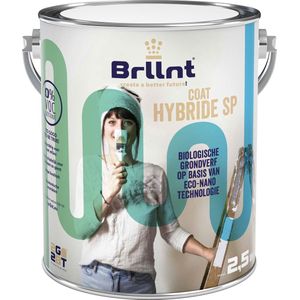 Brllnt Coat Hybride SP - Grondverf Hout - RAL 1013 Parelwit | 2,5 Liter