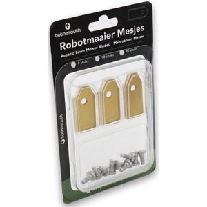 To the South® Robotmaaier Mesjes titanium geschikt voor Flymo EasiLife 800 - 6 stuks