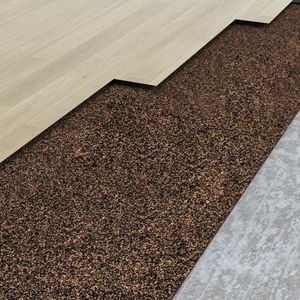 The Living Store Rubberen Kurkrol - Vloerisolatie - 100x200cm - 2mm Dikte