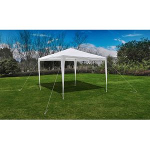 The Living Store Partytent - 3x3m - wit - geschilderd stalen frame