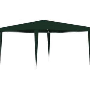 The Living Store Partytent - Groen - 4 x 4 x 2.75 m - UV- en waterbestendig - Staal