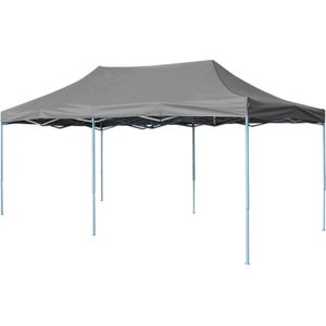 The Living Store Partytent - Paviljoen - 580 x 291 x 315 cm - Antraciet - UV- en waterbestendig