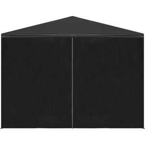 The Living Store Partytent 3x6 m antraciet - Feesttent - Tuinpaviljoen - Buitenterras - Partytent - Uv Bestendig