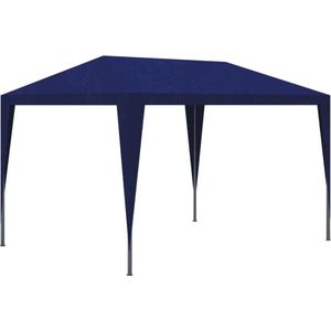 The Living Store Partytent - Blauw - 3 x 3 x 2.5 m - Water- en weerbestendig