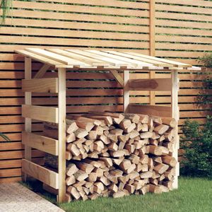 The Living Store Pergola met dak 100x90x100 cm geïmpregneerd grenenhout - Houten Pergola - Tuingereedschap - Veranda - Overkapping - Buitendecoratie