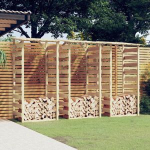 The Living Store Pergola - Houten - 100 x 90 x 200 cm - Groen geïmpregneerd - Set van 3