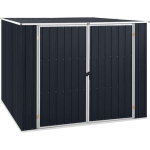 The Living Store Tuinberging Gegalvaniseerd Staal 195x198x159 cm - Antraciet