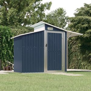 The Living Store Schuur MDF - 270x130x208.5cm - Antraciet