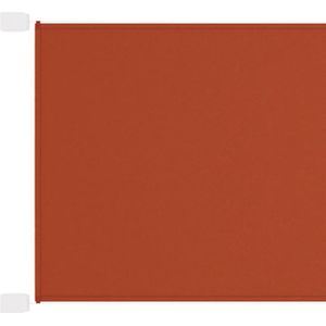 The Living Store Luifel verticaal 60x360 cm oxford stof terracottakleurig - Balkonscherm - Windscherm - Privacy Screen - Tuinaccessoires - Buitendecoratie