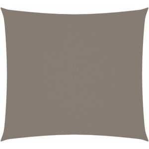 The Living Store Zonnezeil - Oxford stof - 2.5 x 3 m - Taupe - Waterbestendig