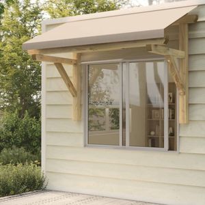 The Living Store Houten Deurluifel - 200 x 100 x 100 cm - Groen GeÃ¯mpregneerd