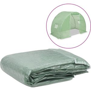 vidaXL Kashoes - Tuinhuis - Kashoes vervangend (4,5 m²) 300x150x200 cm groen - Tuingereedschap - Kasbescherming - Plantenkwekerij