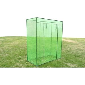 The Living Store Tuinkas stalen frame PVC - Tuinhuisje - Groententeelt - Kweekkas - Plastic Kas - Kleine Kas