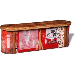 The Living Store Antiek Houten Dressoir - 120 x 30 x 40 cm - Gerecycled Hout