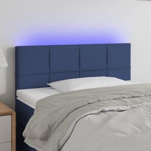 The Living Store Hoofdeinde - LED-strip Blauw - 80x5x78/88 cm - Duurzaam materiaal