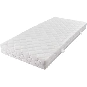 The Living Store Matras - 200x180x17 cm - Wasbare gevoerde hoes