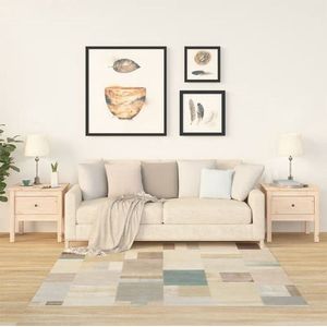 Beistelltische 2 Stk. 50x50x49 cm Massivholz Kiefer - Beistelltisch - Kiefernholzmöbel - Wohnzimmerschreibtisch - Side Table - Möbelset - The Living