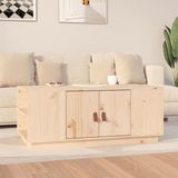 The Living Store Houten Salontafel - Grenenhout - 100 x 50 x 41 cm