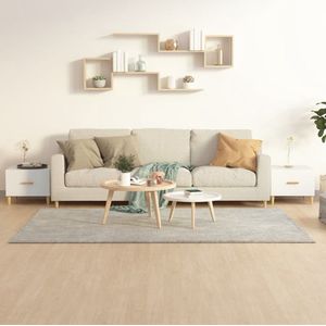 The Living Store Salontafels - Bijzettafels - Afmetingen- 50 x 50 x 40 cm - Materiaal- Bewerkt hout en massief
