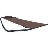 The Living Store Loungebed - 200 x 90 x 40 cm - Bruin
