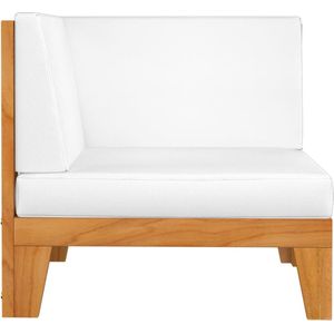 The Living Store 3-tlg. Garten-Lounge-Set mit Kissen Akazie Massivholz - Garten Lounge Set - Holz Möbel - Gartenmöbel - Outdoor Möbel - Loungemöbel