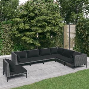 The Living Store Loungeset - Classic - Tuinmeubelset - 7-delig