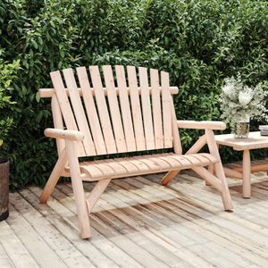 The Living Store Tuinbank 2-zits 119x85x98 cm massief vurenhout - Tuinbank - Bankje - Tuinset - Outdoor Furniture - Lounge Set