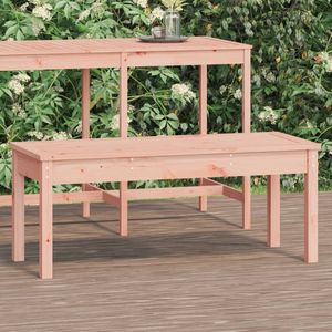 The Living Store Houten Tuinbank - Klassiek Douglashout - 109x44x45 cm - Draagvermogen 110 kg