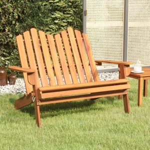 The Living Store Houten Tuinbank Adirondack Stijl - 126 x 84 x 90 cm - Massief Acaciahout