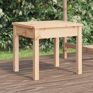 Gartenbank 50x44x45 cm Massivholz Kiefer - Gartenbank - Holzmöbel - Kiefernholz - Outdoor Möbel - Terrassenmöbeln - The Living Store
