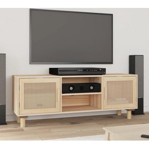 The Living Store TV Kast - Klassieke - Meubel - 105x30x40 cm - Bruin hout